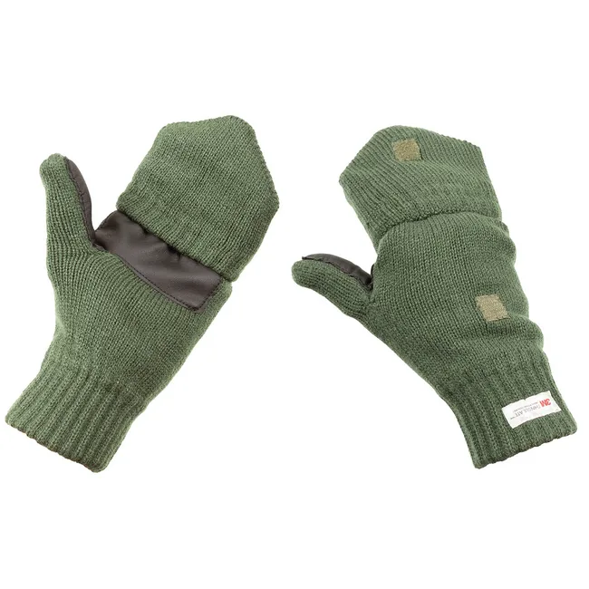 Strick-Faust-Fingerhandschuhe, oliv, 3M┘ Thinsulate┘