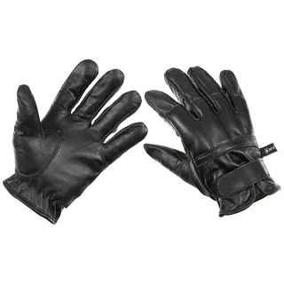 Lederhandschuhe, schwarz, mit, Quarzsandfüllung