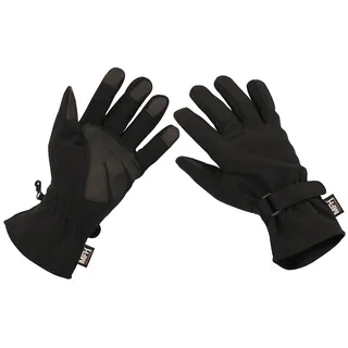 Fingerhandschuhe, Softshell, schwarz