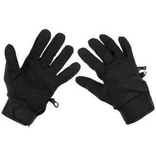 Fingerhandschuhe, "Security", schwarz