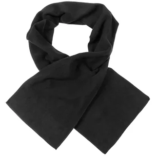 Fleece-Schal, schwarz, ca. 160 x 25 cm