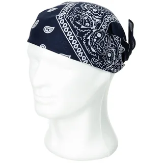 Bandana, navyblau-weiß, ca. 55 x 55 cm, Baumwolle