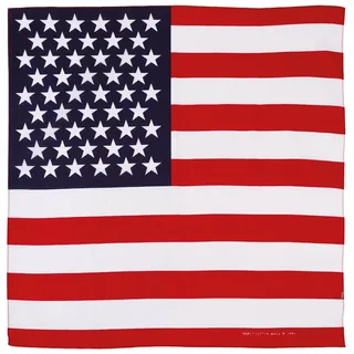 Bandana, USA Fahne, ca. 55 x 55 cm, Baumwolle