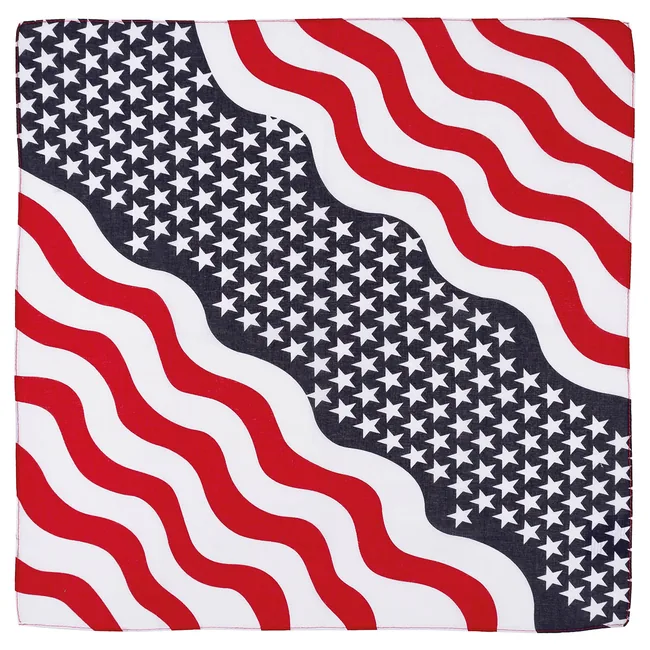 Bandana, Stars und Stripes, ca. 55 x 55 cm, Baumwolle