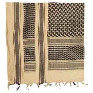 Halstuch, "Shemagh", sand-schwarz