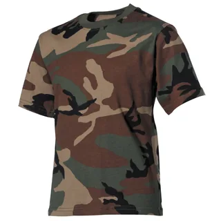 Kinder T-Shirt, woodland, halbarm, 170 g/m²