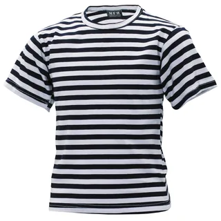 Russ. Marine Kinder T-Shirt, weiß-blau, halbarm