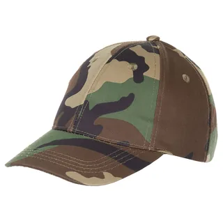 Kinder BB Cap, mit Schild, größenverstellbar, woodland