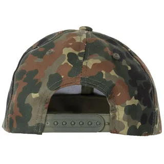 Kinder BB Cap, mit Schild, größenverstellbar, flecktarn