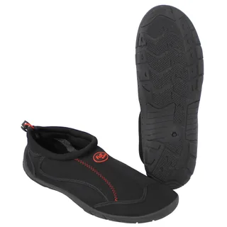 Badeschuhe, Neopren, schwarz, Kordelzug