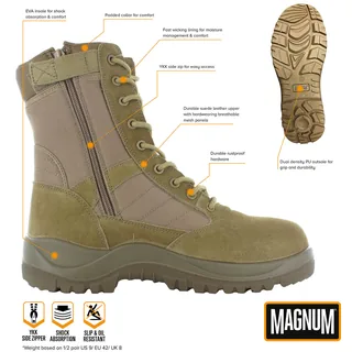 Einsatzstiefel, "MAGNUM", Centurion 8.0 SZ, coyote