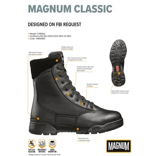 Einsatzstiefel, "MAGNUM", Classic, schwarz
