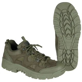 Halbschuhe, "Commando", oliv