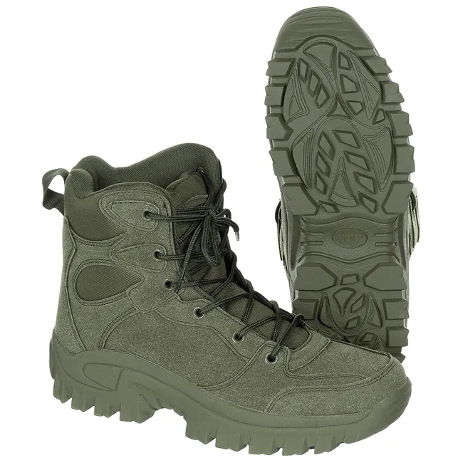 Stiefel, "Commando", oliv, knöchelhoch