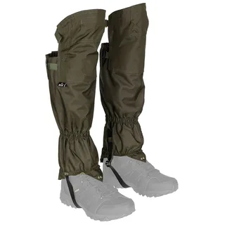 Gamaschen, "Overknee", oliv, mit Reißverschluss