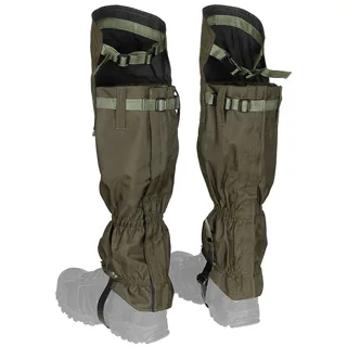 Gamaschen, "Overknee", oliv, mit Reißverschluss
