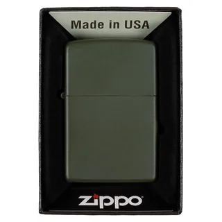 Feuerzeug, Zippo, "Green Matte", unbefüllt