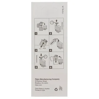 Zippo Feuersteine, 24 Spender/Display