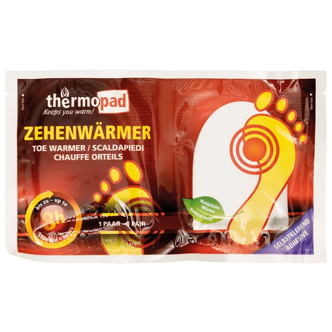 Zehenwärmer, "Thermopad", für Einmalgebrauch