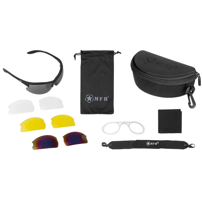 Sportbrille, "Strike", schwarz
