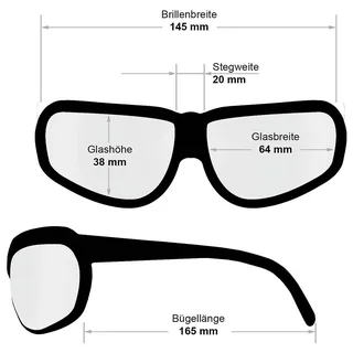 Armee Sportbrille, KHS, klar