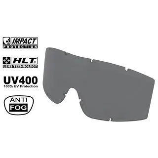 Ersatzscheibe, smoke, für Tacticalbrille, KHS