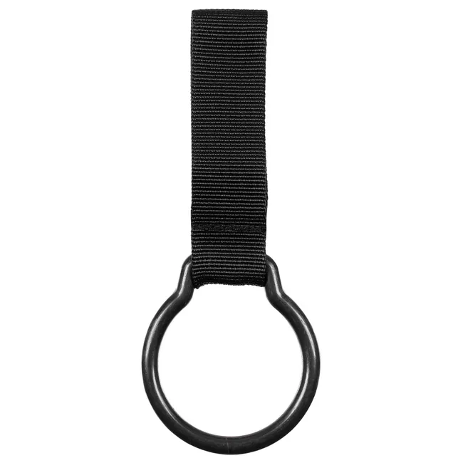 Taschenlampenhalter, mit Ring, schwarz