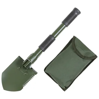 Mini Klappspatenset, 3 in 1, oliv