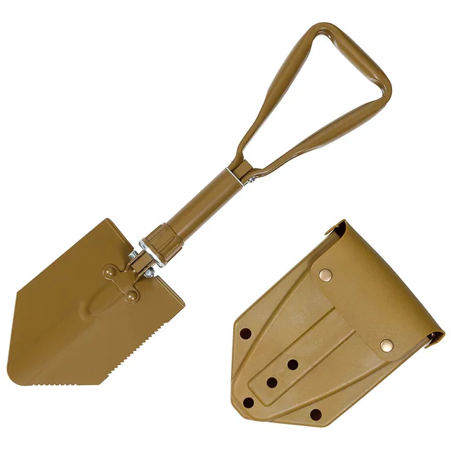 BW Klappspaten, 3-teilig, coyote tan
