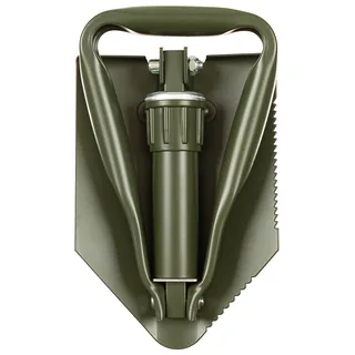 Klappspaten, 3-teilig, oliv, mit orig. US Tasche, neuw.