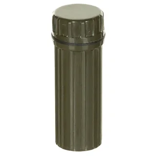 Wasserdichte Box, rund, oliv