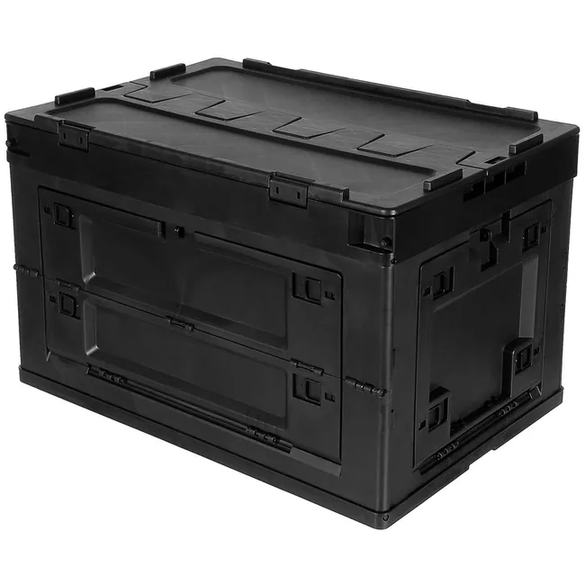 Box, Kunststoff, faltbar, 60 l, schwarz