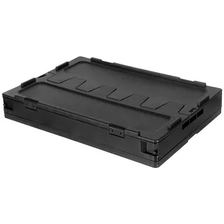 Box, Kunststoff, faltbar, 60 l, schwarz