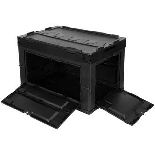 Box, Kunststoff, faltbar, 60 l, schwarz