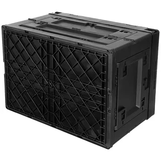 Box, Kunststoff, faltbar, 60 l, schwarz