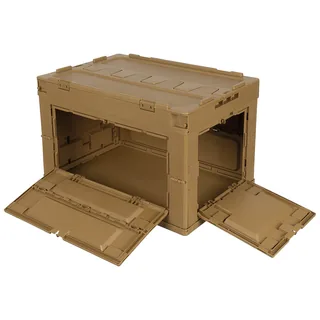 Box, Kunststoff, faltbar, 60 l, khaki