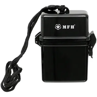 Box, Kunststoff, wasserdicht, Nackenband, schwarz