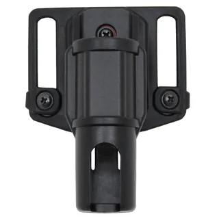 Schlagstockhalter, 9,5 cm, drehbar, schwarz
