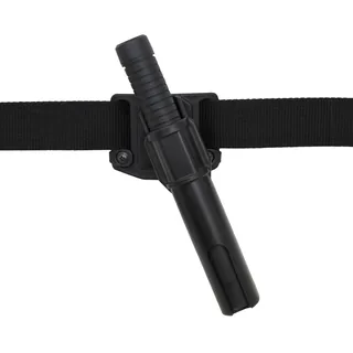 Schlagstockhalter, 16 cm, drehbar, schwarz