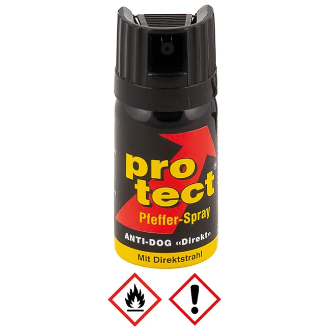 Pfeffer-Spray, Direktstr.,40ml, Sprühfl. (VERKAUF NUR IN EU)