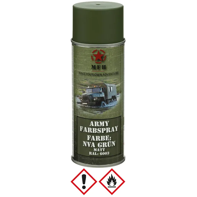 Army Farbspray, NVA GRÜN, matt, 400 ml