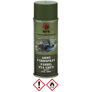 Army Farbspray, NVA GRÜN, matt, 400 ml