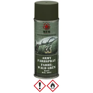Army Farbspray, WALD GRÜN, matt, 400 ml