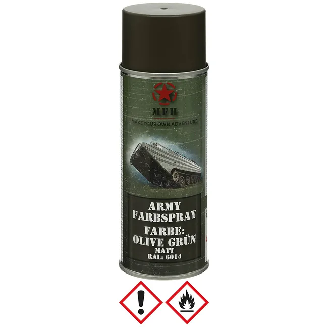 Army Farbspray, OLIV GRÜN, matt, 400 ml