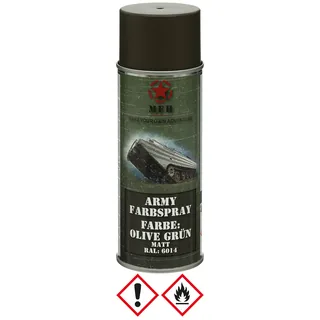 Army Farbspray, OLIV GRÜN, matt, 400 ml