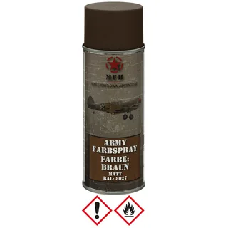 Army Farbspray, BRAUN, matt, 400 ml