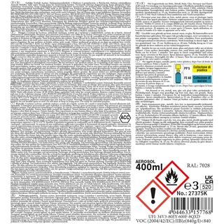 Army Farbspray, WH DUNKELGELB, matt, 400 ml