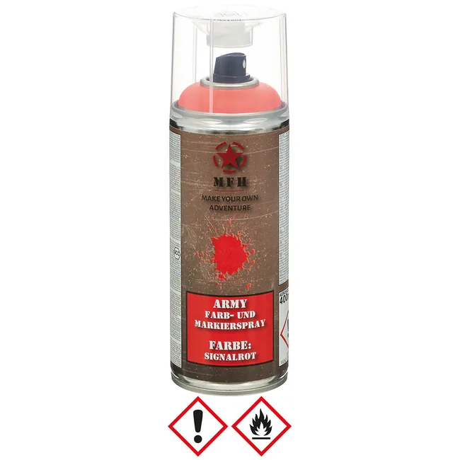 Army Farbspray, SIGNALROT, 400 ml
