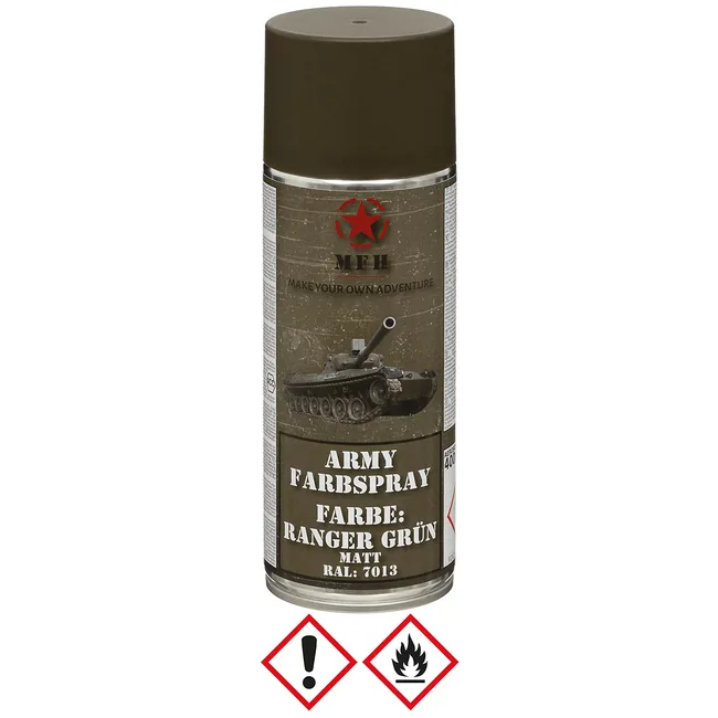 Army Farbspray, RANGER GRÜN, matt, 400 ml