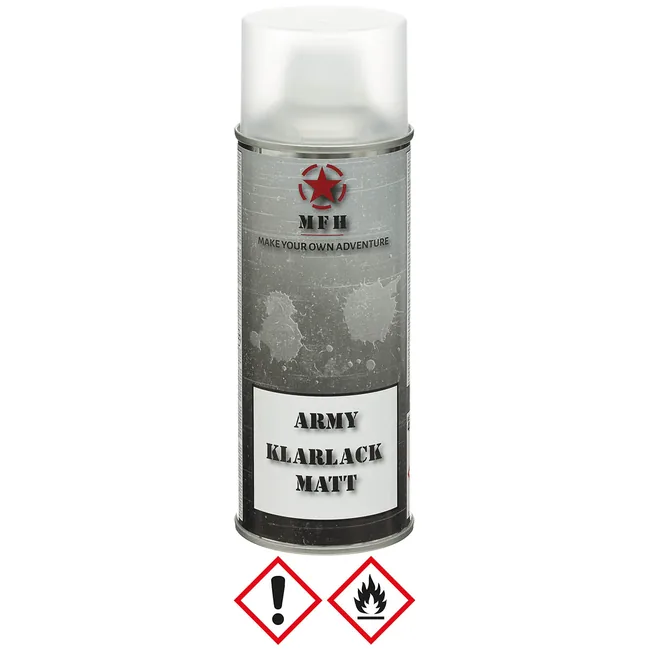 Army Farbspray, KLARLACK, matt, 400 ml